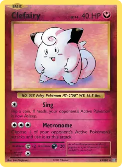Pokémon-Karte Clefairy 063/108