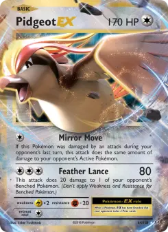 Pokémon-Karte Pidgeot EX 064/108
