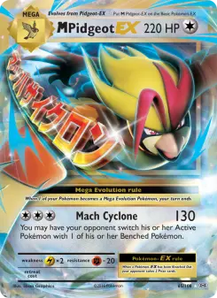 Pokémon-Karte M Pidgeot EX 065/108