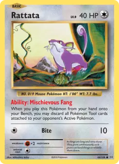 Pokémon-Karte Rattata 066/108
