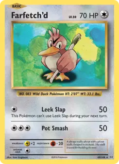 Pokémon-Karte Farfetch'd 068/108