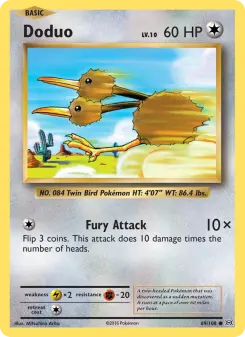 Pokémon-Karte Doduo 069/108