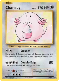 Pokémon-Karte Chansey 070/108