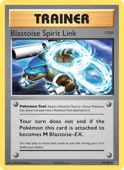 Pokémon-Karte Blastoise Spirit Link 073/108