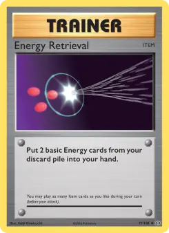Pokémon-Karte Energy Retrieval 077/108