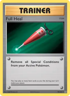 Pokémon-Karte Full Heal 078/108
