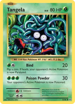 Pokémon-Karte Tangela 008/108