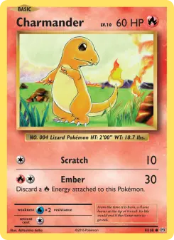 Pokémon-Karte Charmander 009/108