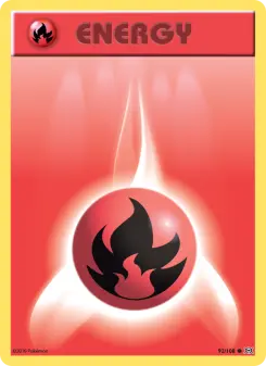 Pokémon-Karte Fire Energy 092/108