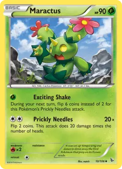 Pokémon-Karte Maractus 010/106