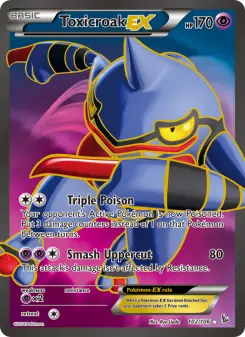 Pokémon-Karte Toxicroak EX 102/106