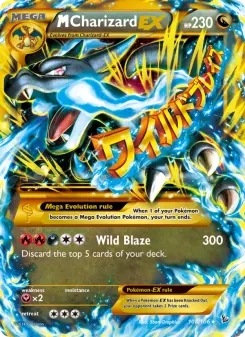 Pokémon-Karte M Charizard EX 108/106