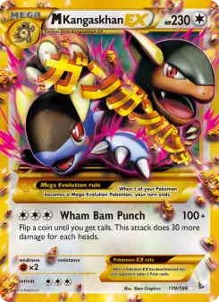 Pokémon-Karte M Kangaskhan EX 109/106