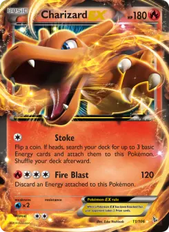 Pokémon-Karte Charizard EX 011/106