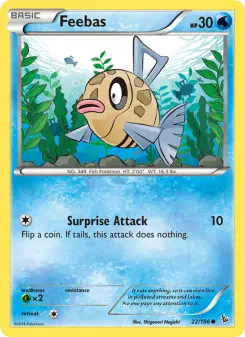 Pokémon-Karte Feebas 022/106