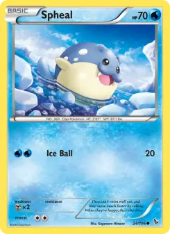Pokémon-Karte Spheal 024/106