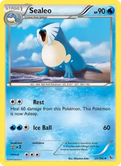 Pokémon-Karte Sealeo 025/106