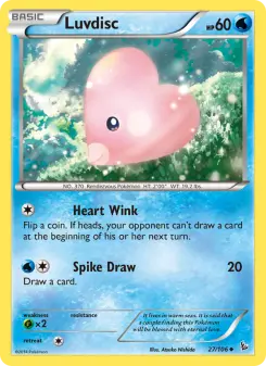 Pokémon-Karte Luvdisc 027/106