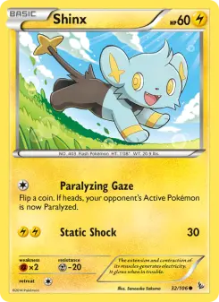 Pokémon-Karte Shinx 032/106