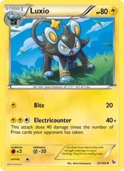 Pokémon-Karte Luxio 033/106