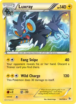 Pokémon-Karte Luxray 034/106