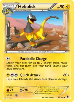 Pokémon-Karte Heliolisk 037/106