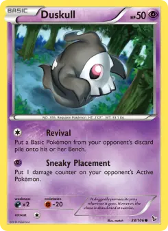 Pokémon-Karte Duskull 038/106