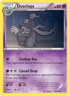 Pokémon-Karte Dusclops 039/106