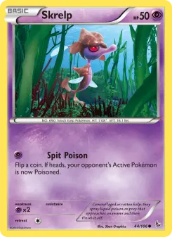 Pokémon-Karte Skrelp 044/106