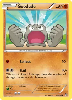 Pokémon-Karte Geodude 045/106