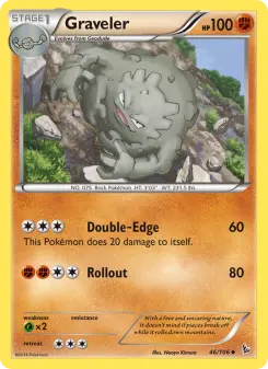 Pokémon-Karte Graveler 046/106