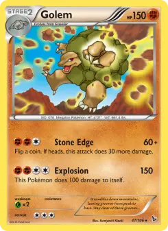 Pokémon-Karte Golem 047/106