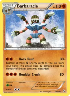 Pokémon-Karte Barbaracle 049/106