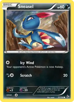 Pokémon-Karte Sneasel 051/106