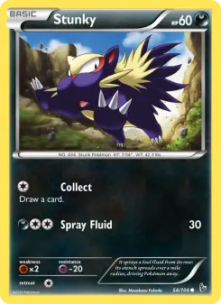 Pokémon-Karte Stunky 054/106