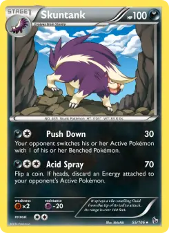 Pokémon-Karte Skuntank 055/106
