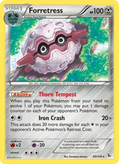Pokémon-Karte Forretress 060/106