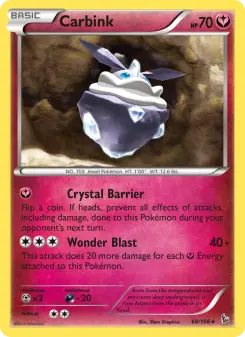 Pokémon-Karte Carbink 068/106