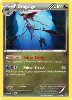 Pokémon-Karte Dragalge 071/106