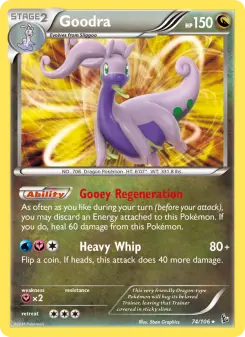 Pokémon-Karte Goodra 074/106
