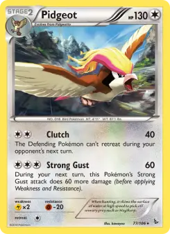 Pokémon-Karte Pidgeot 077/106