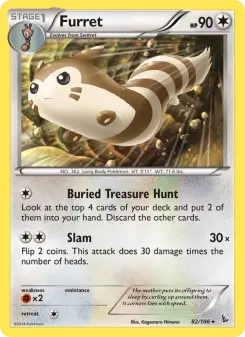 Pokémon-Karte Furret 082/106