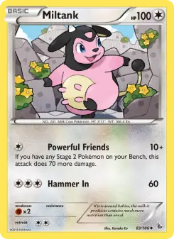 Pokémon-Karte Miltank 083/106