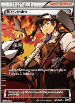 Pokémon-Karte Blacksmith 88a