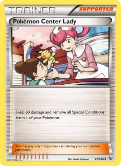 Pokémon-Karte Pokémon Center Lady 093/106