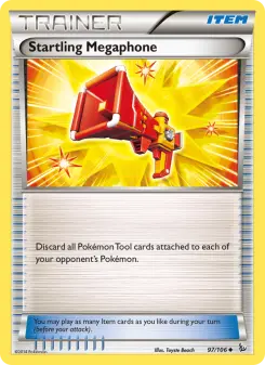 Pokémon-Karte Startling Megaphone 097/106