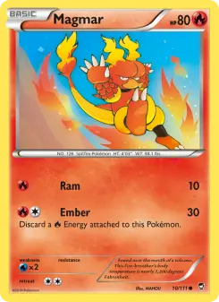 Pokémon-Karte Magmar 010/111