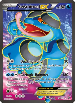 Pokémon-Karte Seismitoad EX 106/111