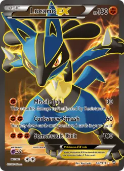 Pokémon-Karte Lucario EX 107/111