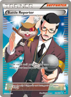 Pokémon-Karte Battle Reporter 109/111